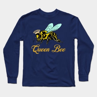 Queen Bee Crown Long Sleeve T-Shirt